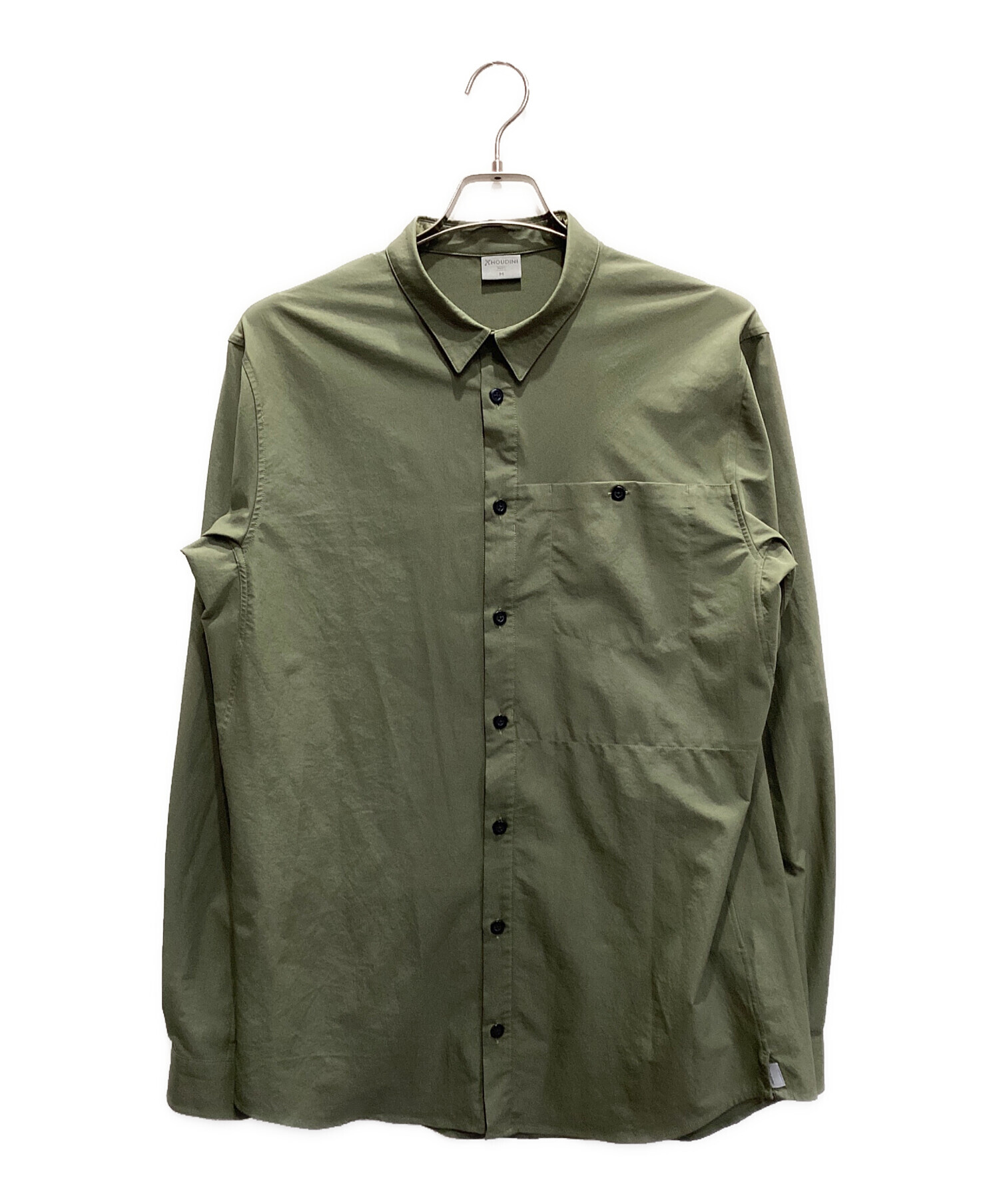 中古・古着通販】HOUDINI (フーディニ) M's Longsleeve Shirt オリーブ