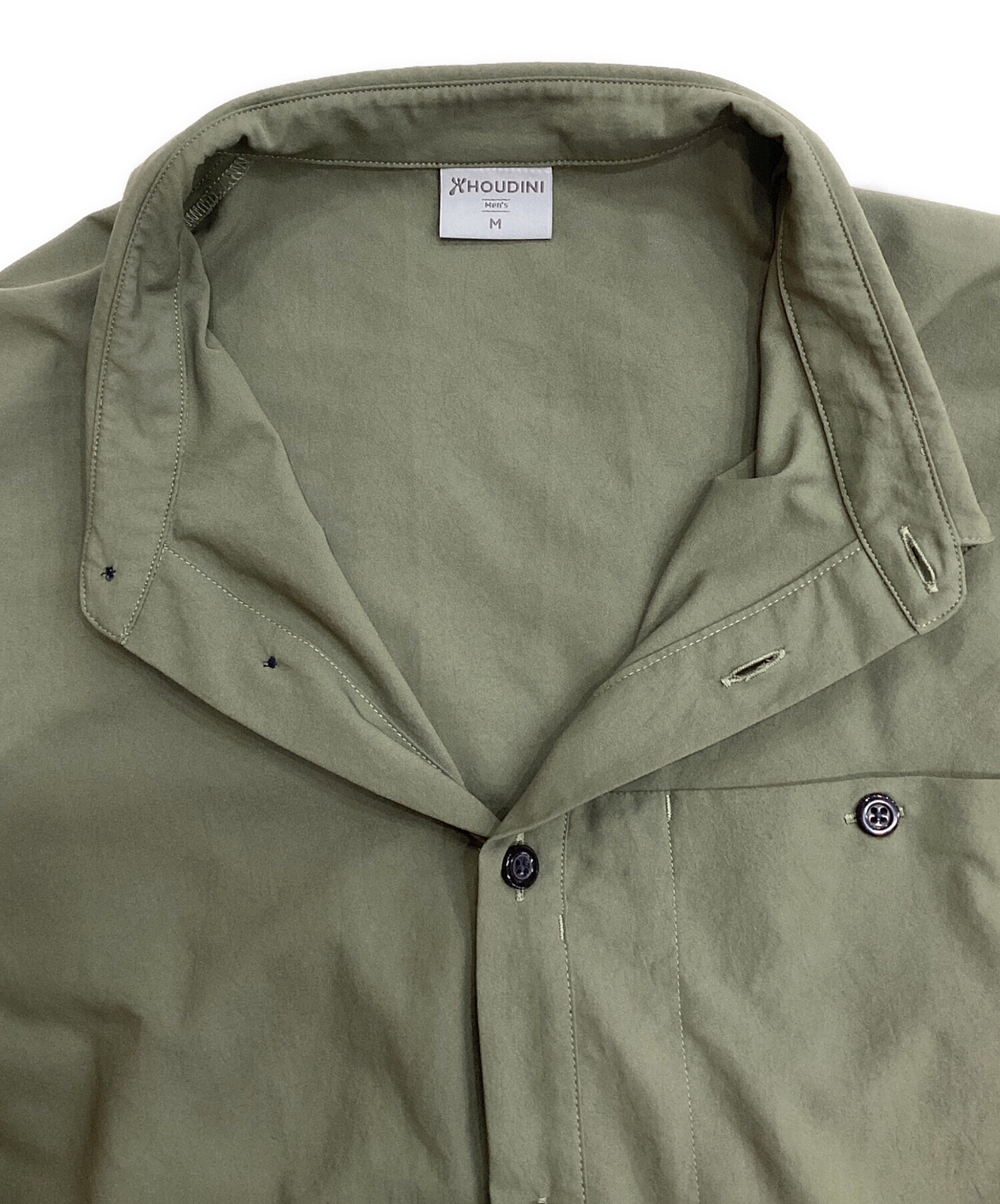中古・古着通販】HOUDINI (フーディニ) M's Longsleeve Shirt オリーブ
