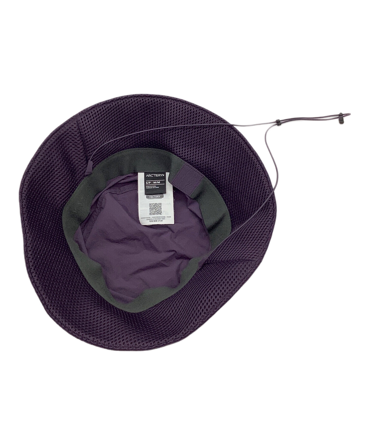 ★古着★ 人気のARC'TERYX ブラック バケットハット 中古・古着通販】ARC'TERYX (アークテリクス) シンソロバケットハット