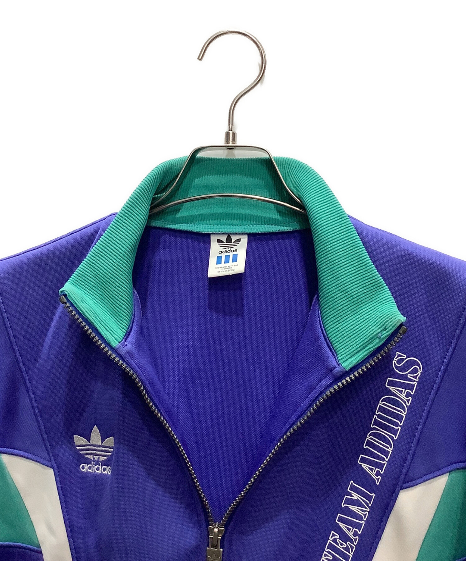 中古・古着通販】adidas (アディダス) ジャージトップ ブルー サイズ