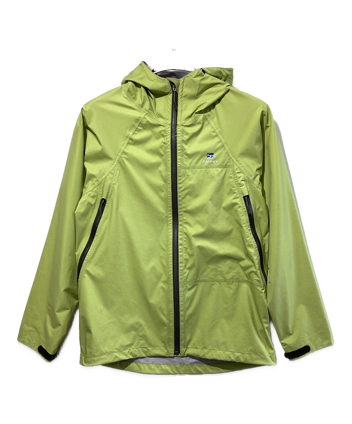 ★中古 finetrack ファイントラック エバーブレス ever breath 上下レインウェア サイズL ★