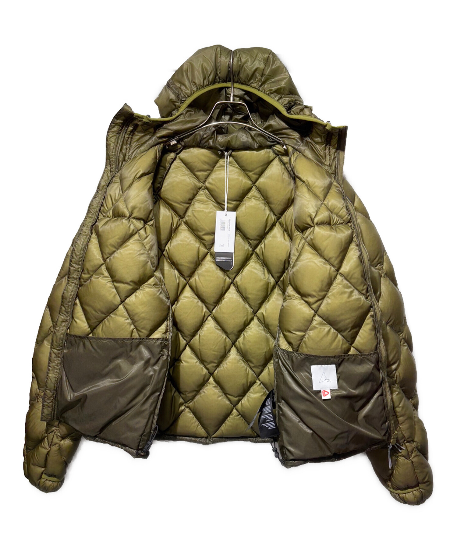 中古・古着通販】ROA (ロア) Light Down Jacket オリーブ サイズ:SIZE