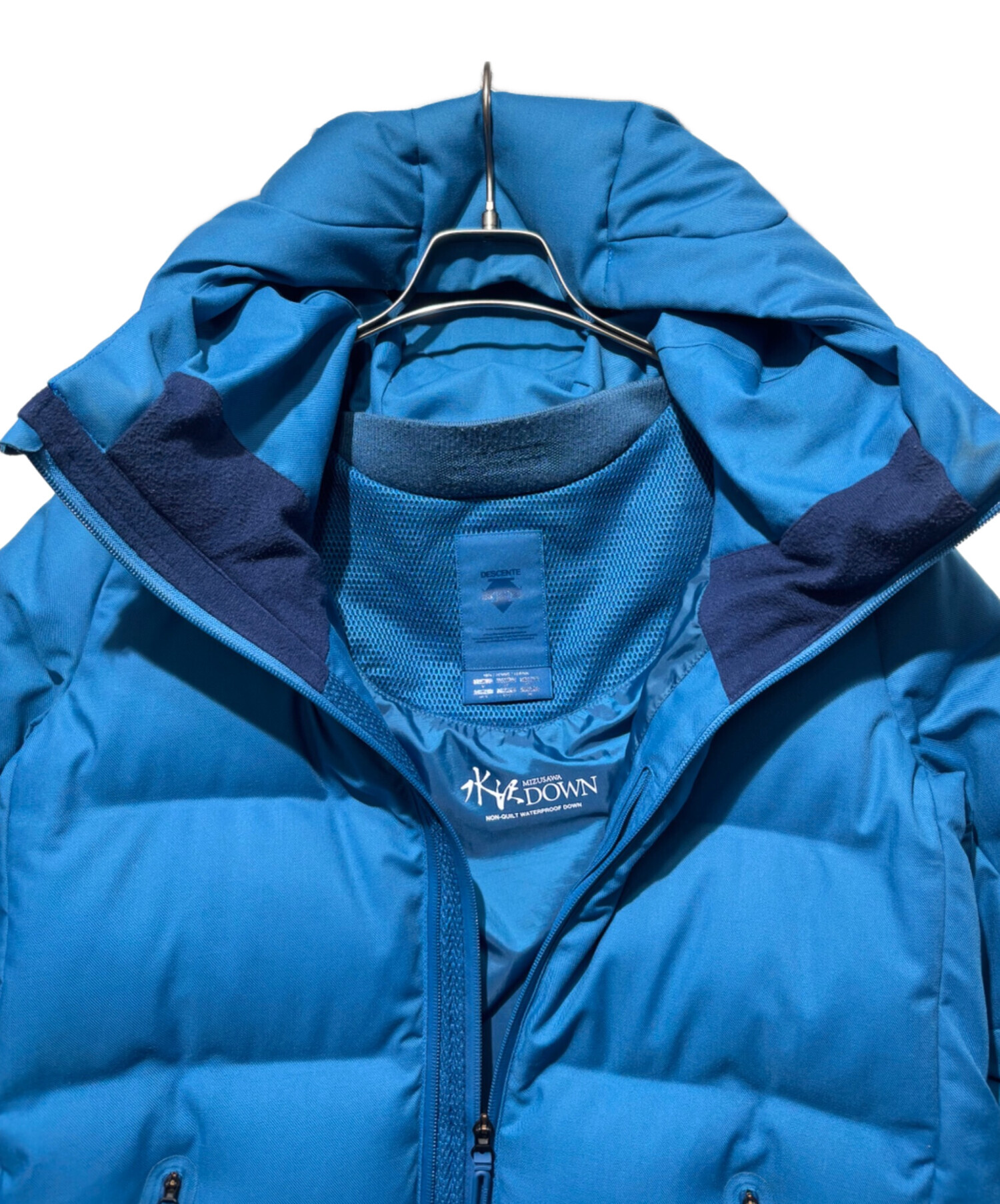中古・古着通販】DESCENTE (デサント) 水沢ダウンジャケット ブルー