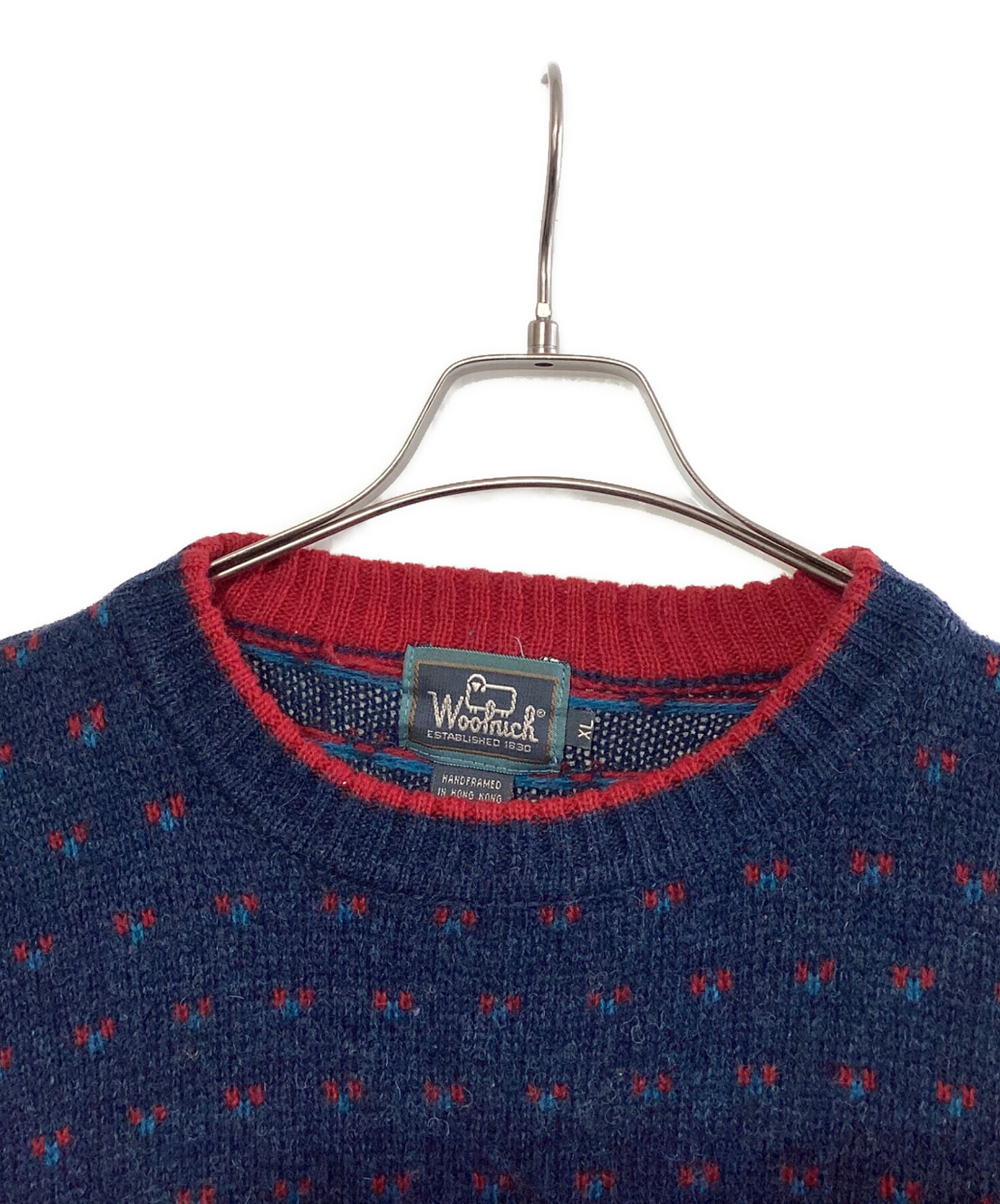 中古・古着通販】WOOLRICH (ウールリッチ) バーズアイ ニット セーター