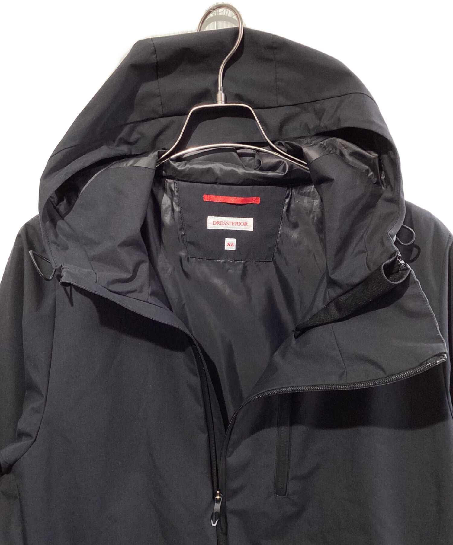 メンズ DRESSTERIOR(Men) レインプルーフ シェルパーカ XL ブラック