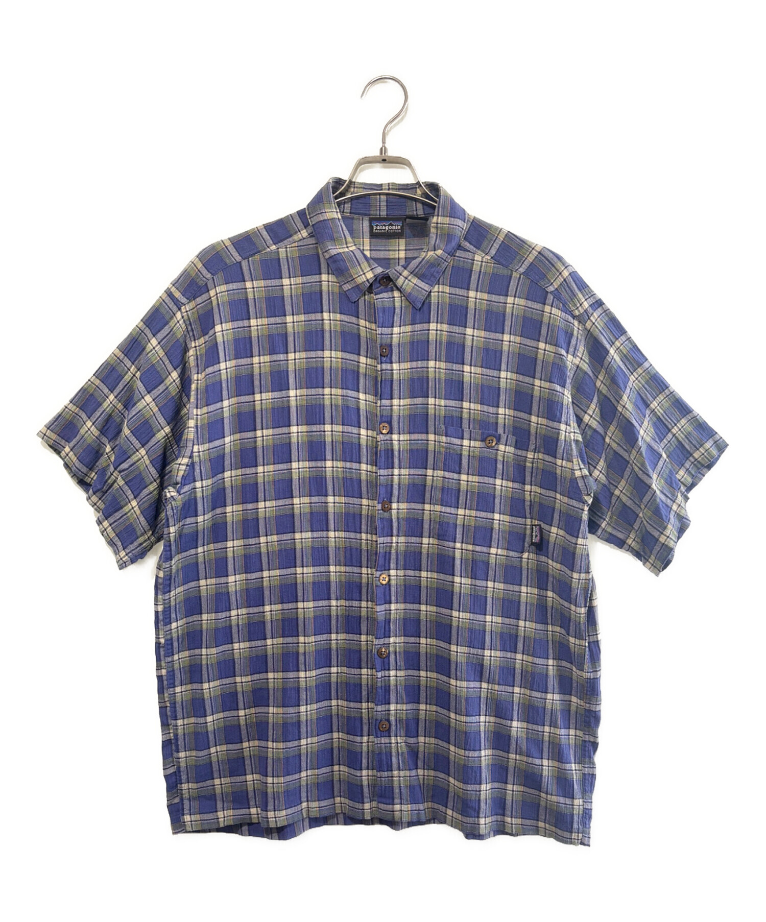 中古・古着通販】Patagonia (パタゴニア) A/Cシャツ ブルー サイズ:L