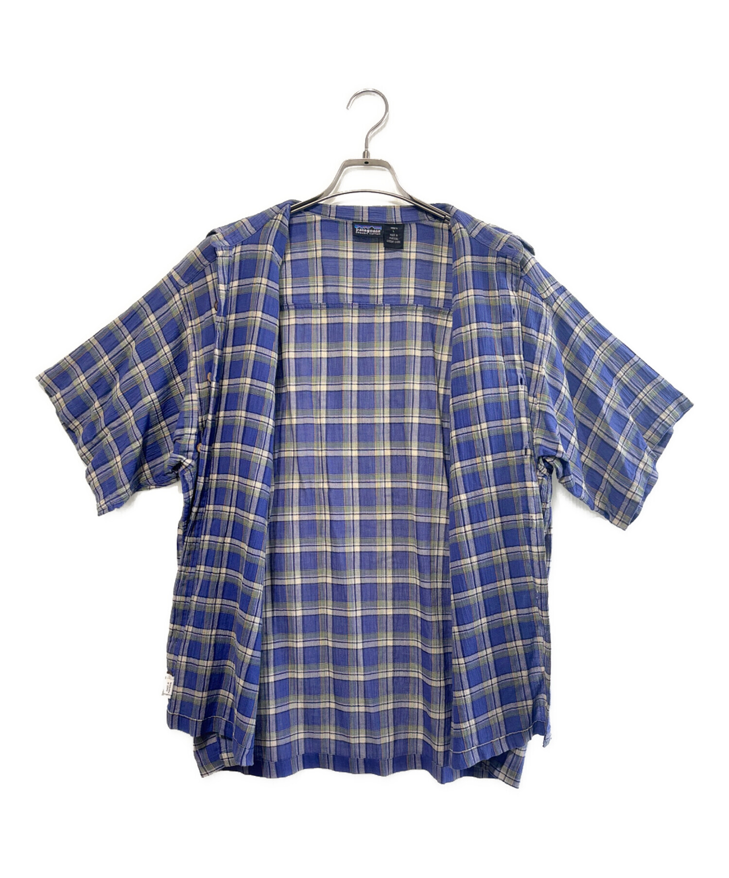 中古・古着通販】Patagonia (パタゴニア) A/Cシャツ ブルー サイズ:L