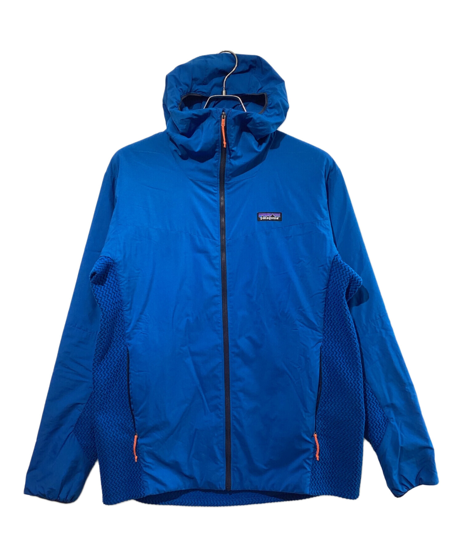 Patagonia 青 フード付きジャケット 中古・古着通販】Patagonia (パタゴニア) ナノエアライトハイブリッド