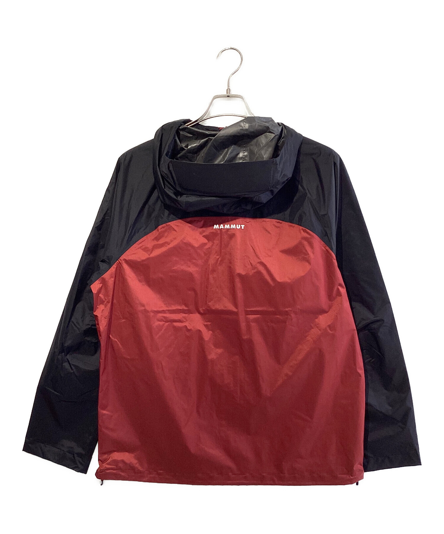 MAMMUT マウンテンパーカー ブラック レッド 中古・古着通販】MAMMUT (マムート) マイクロレイヤー3.0ハードシェル