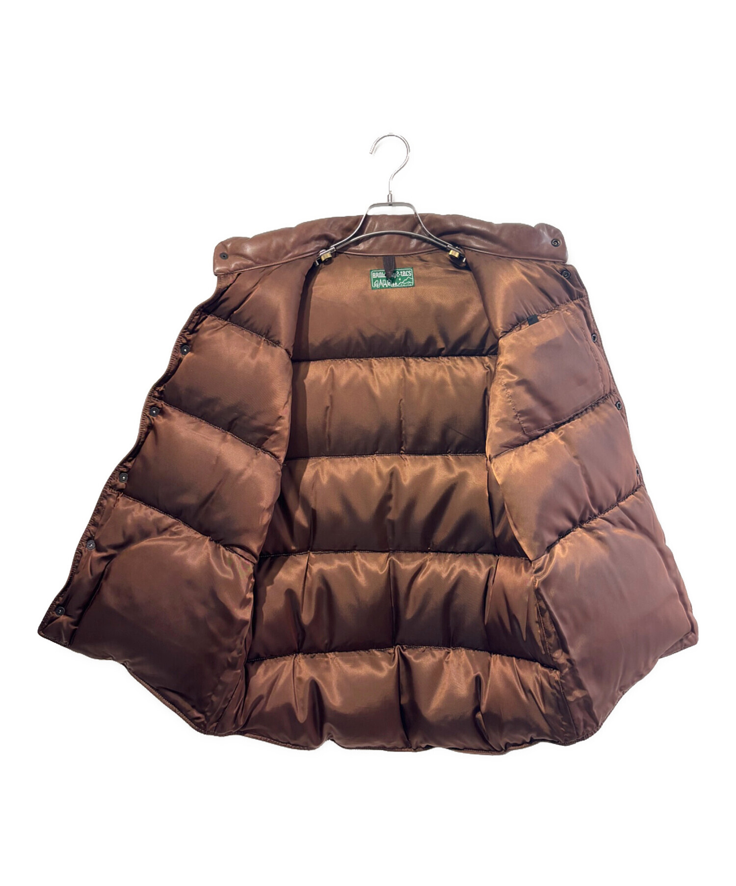 BROWN by 2-tacs ダウンベスト B8-v002 中古・古着通販】BROWN by 2-tacs (ブラウンバイツータックス) レザー