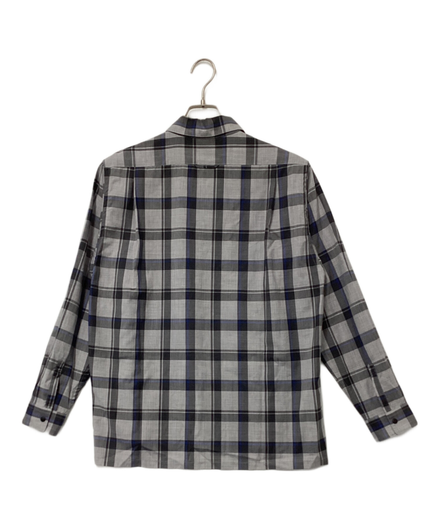 中古・古着通販】山と道 (ヤマトミチ) Merino Shirt グレー×ブラック