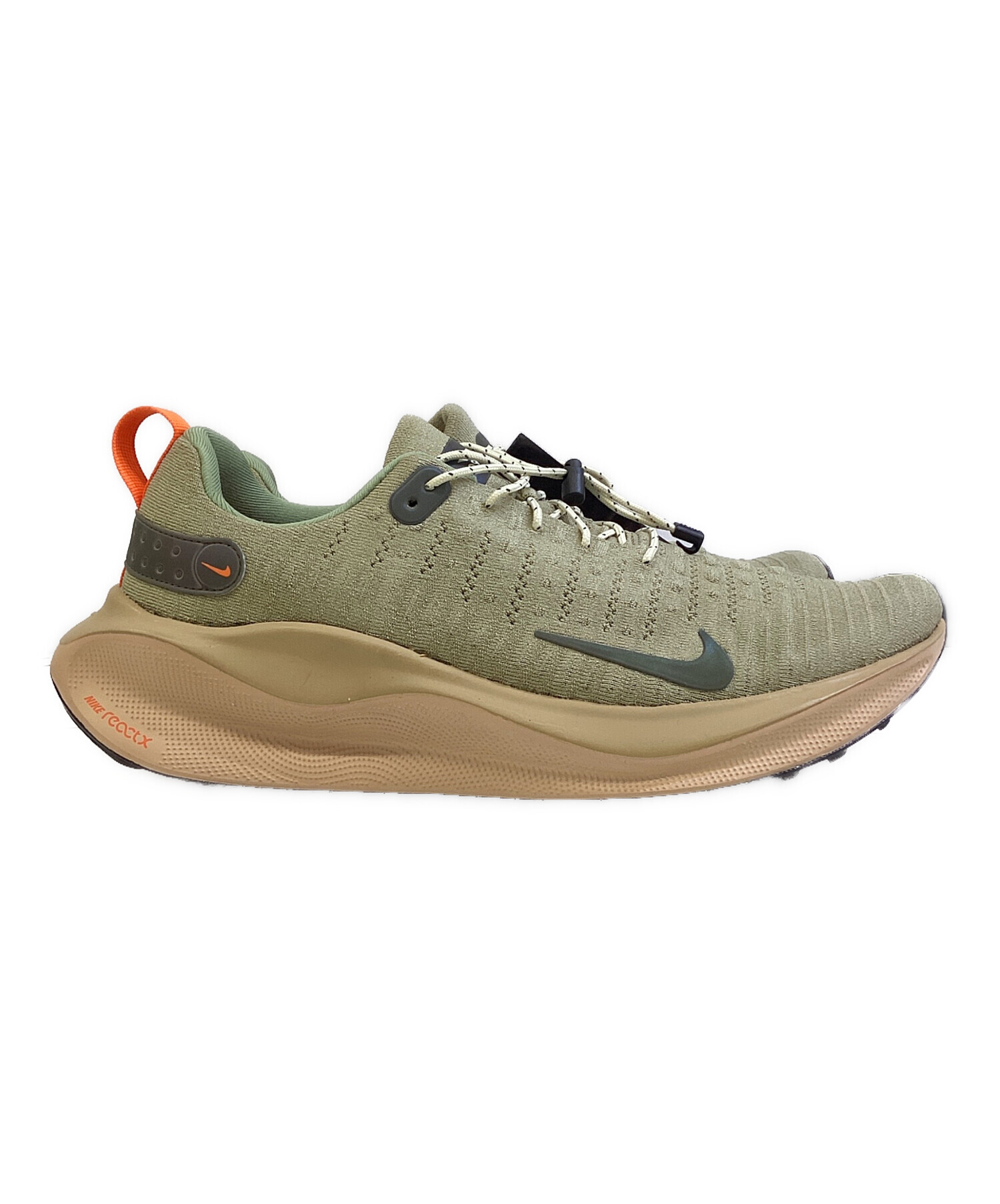 中古・古着通販】NIKE (ナイキ) ランニングシューズ オリーブ サイズ 