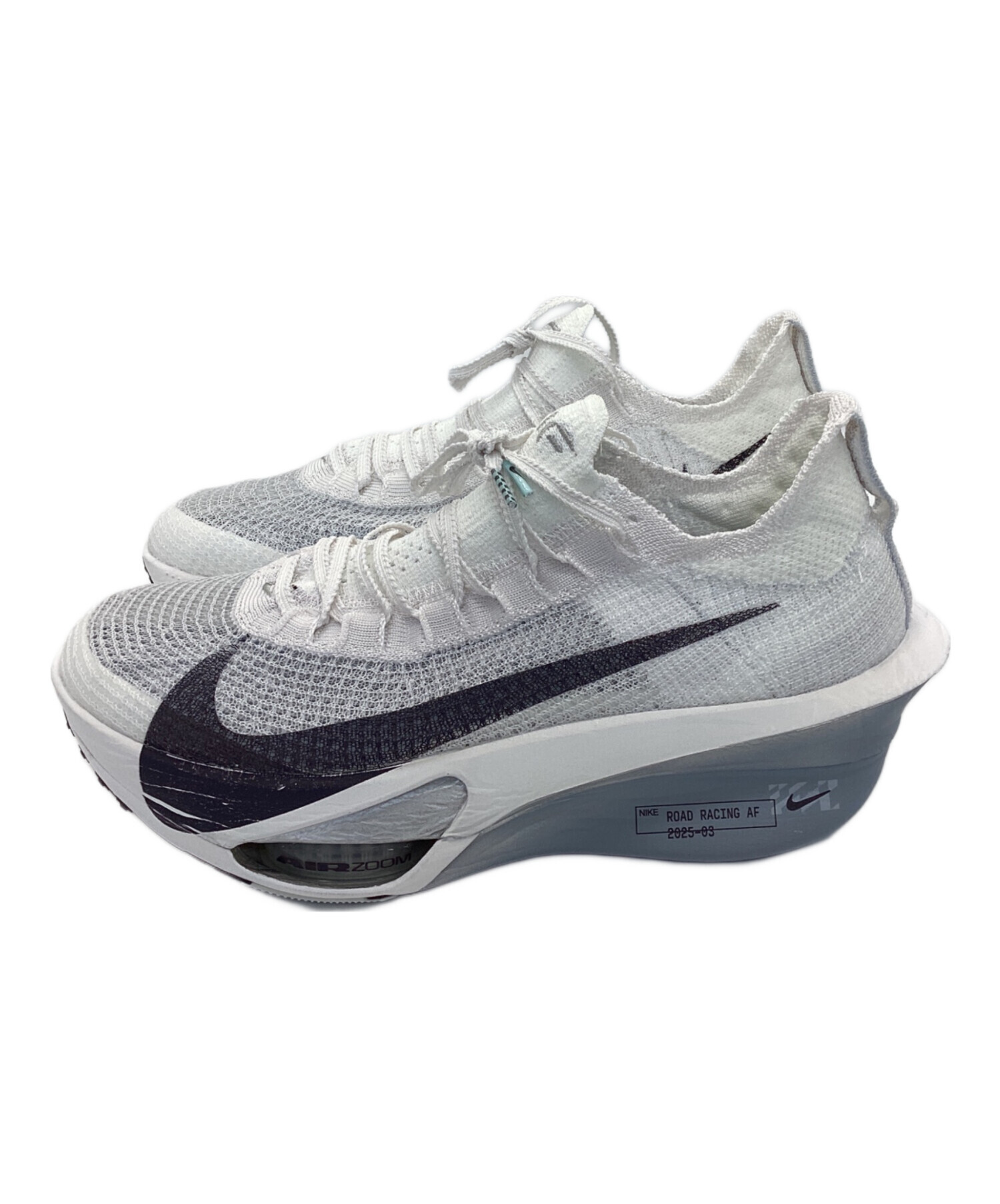 中古・古着通販】NIKE (ナイキ) ランニングシューズ ホワイト サイズ