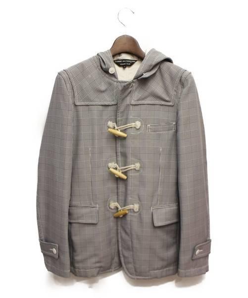 未使用タグ付　コムデギャルソンオムたドゥ　グレンチェック　ジャケット　L グレー コムデギャルソン オムプリュスCOMME des GARCONS HOMME PLUS プリント