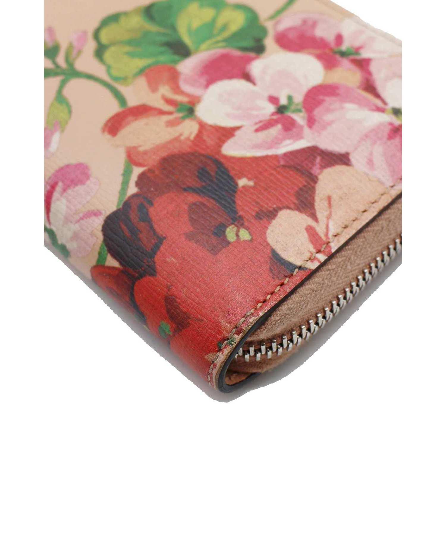 中古・古着通販】GUCCI (グッチ) 長財布/ブルームス ピンク GG