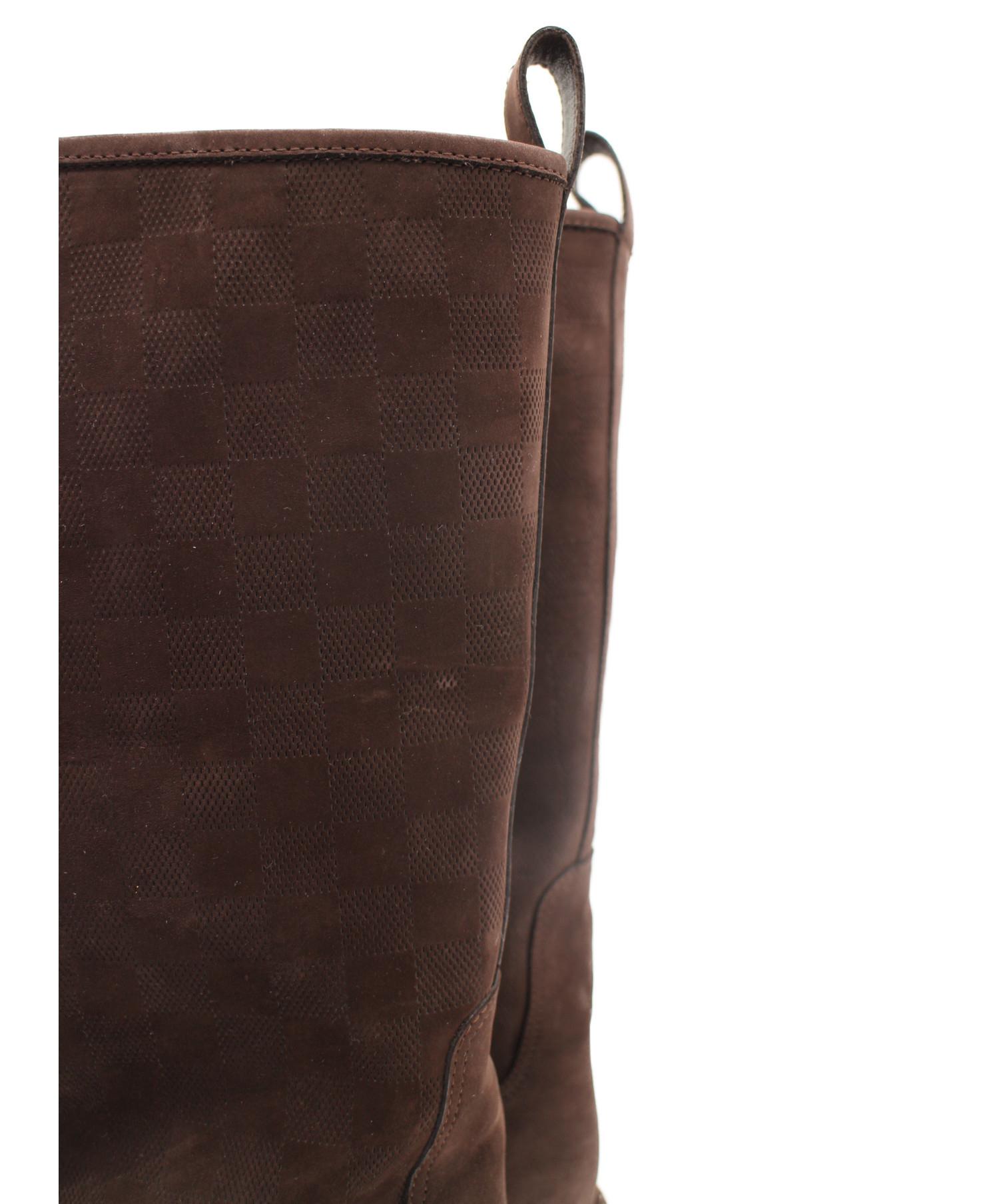 中古・古着通販】LOUIS VUITTON (ルイヴィトン) ダミエブーツ/チアパス