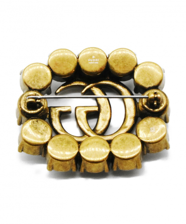 中古・古着通販】GUCCI (グッチ) ダブルGブローチ｜ブランド・古着通販