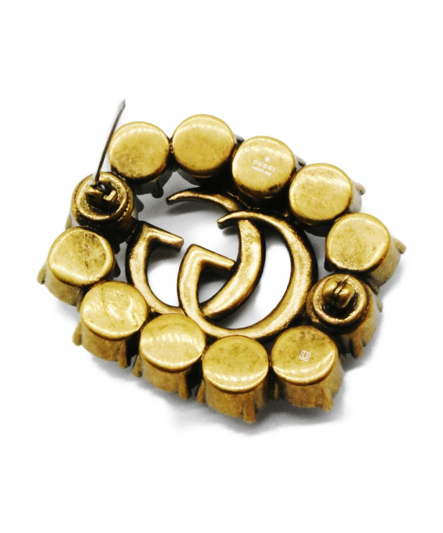 中古・古着通販】GUCCI (グッチ) ダブルGブローチ｜ブランド・古着通販