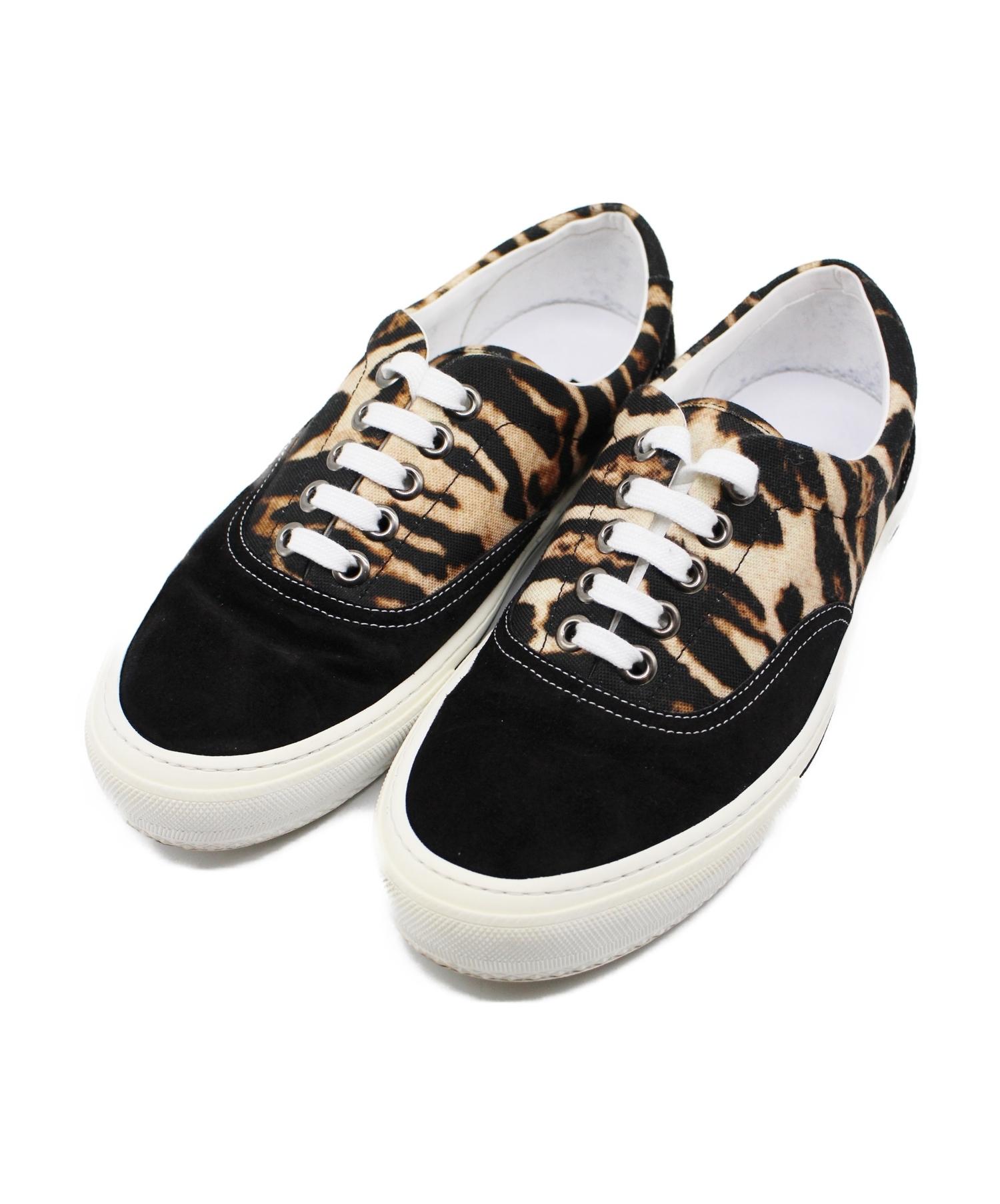 中古・古着通販】BURBERRY (バーバリー) レオパード切替スニーカー 