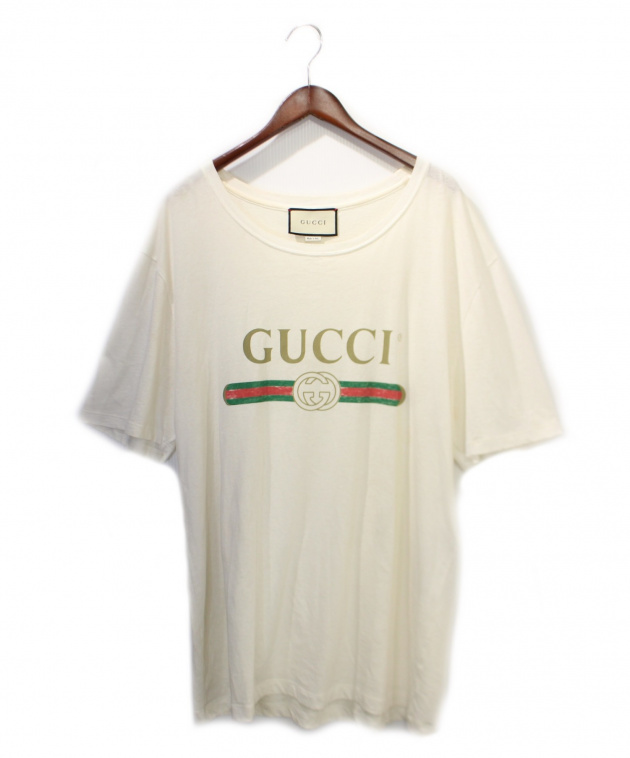 GUCCI ホワイト Tシャツ Mサイズ 中古・古着通販】GUCCI (グッチ) Tシャツ ホワイト サイズ:XL