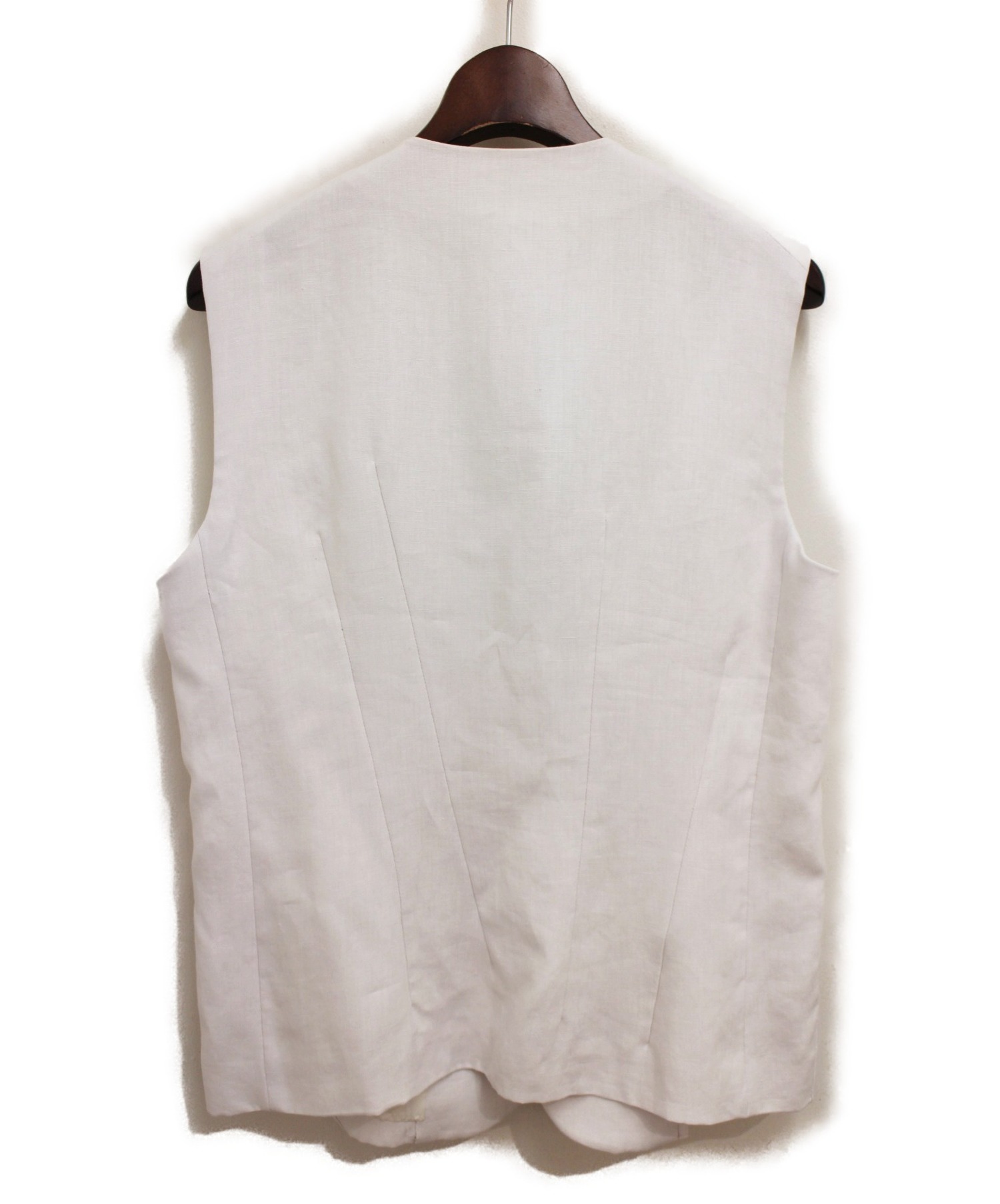 sulvam ノースリーブジャケット 中古・古着通販】sulvam (サルバム) 20SS ノースリーブジャケット