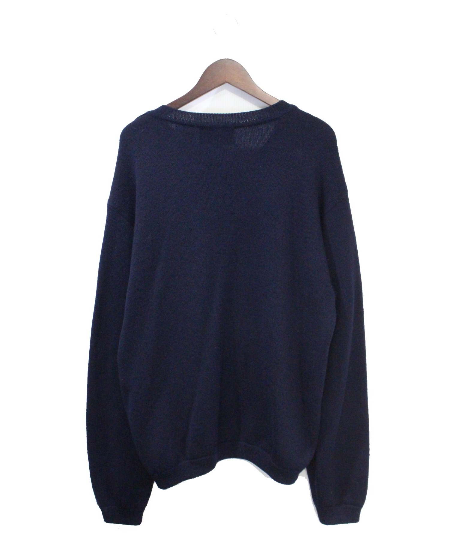 中古・古着通販】GUCCI (グッチ) パンサーワッペンニット ネイビー