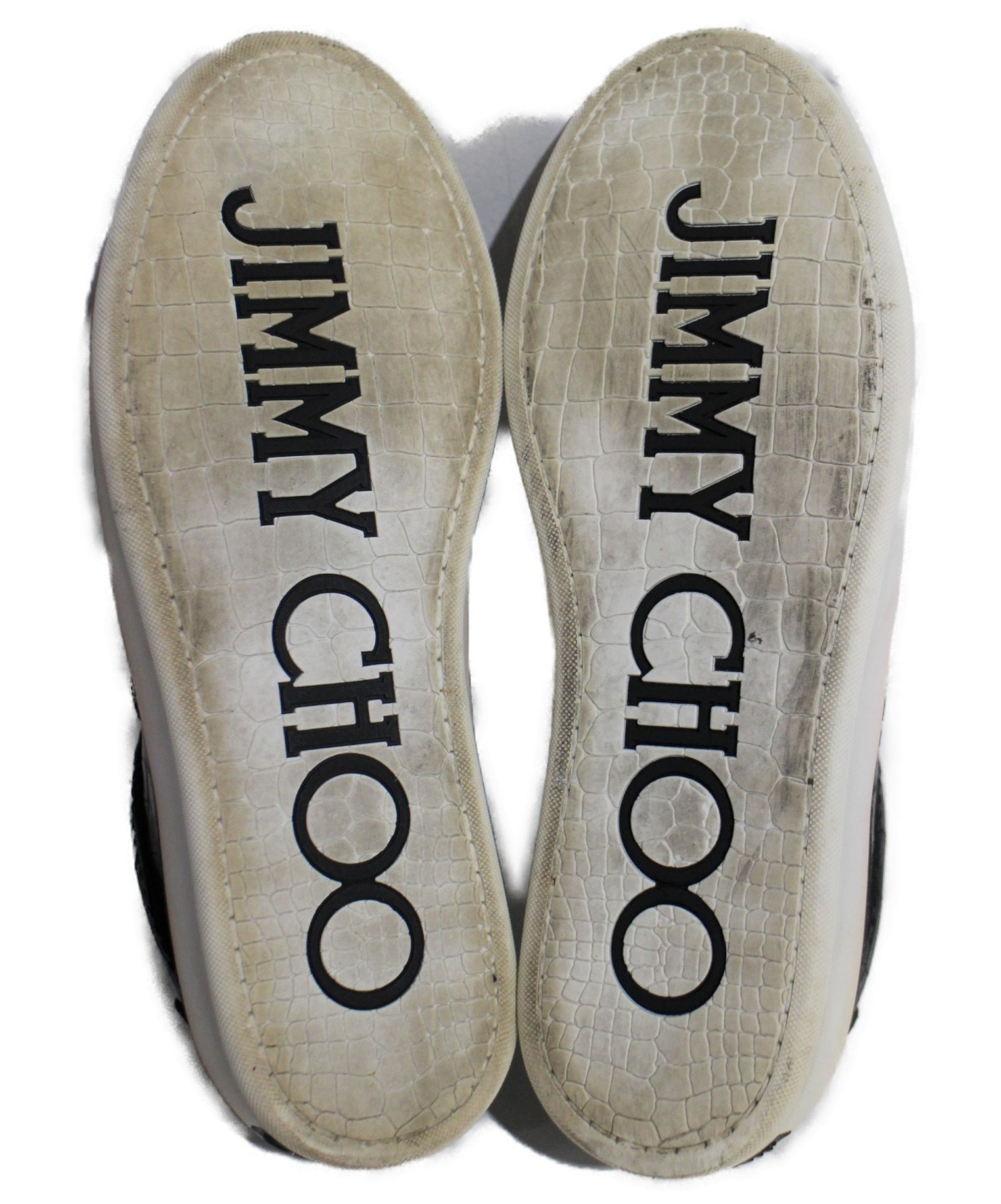 中古・古着通販】JIMMY CHOO (ジミーチュウ) レザースニーカー