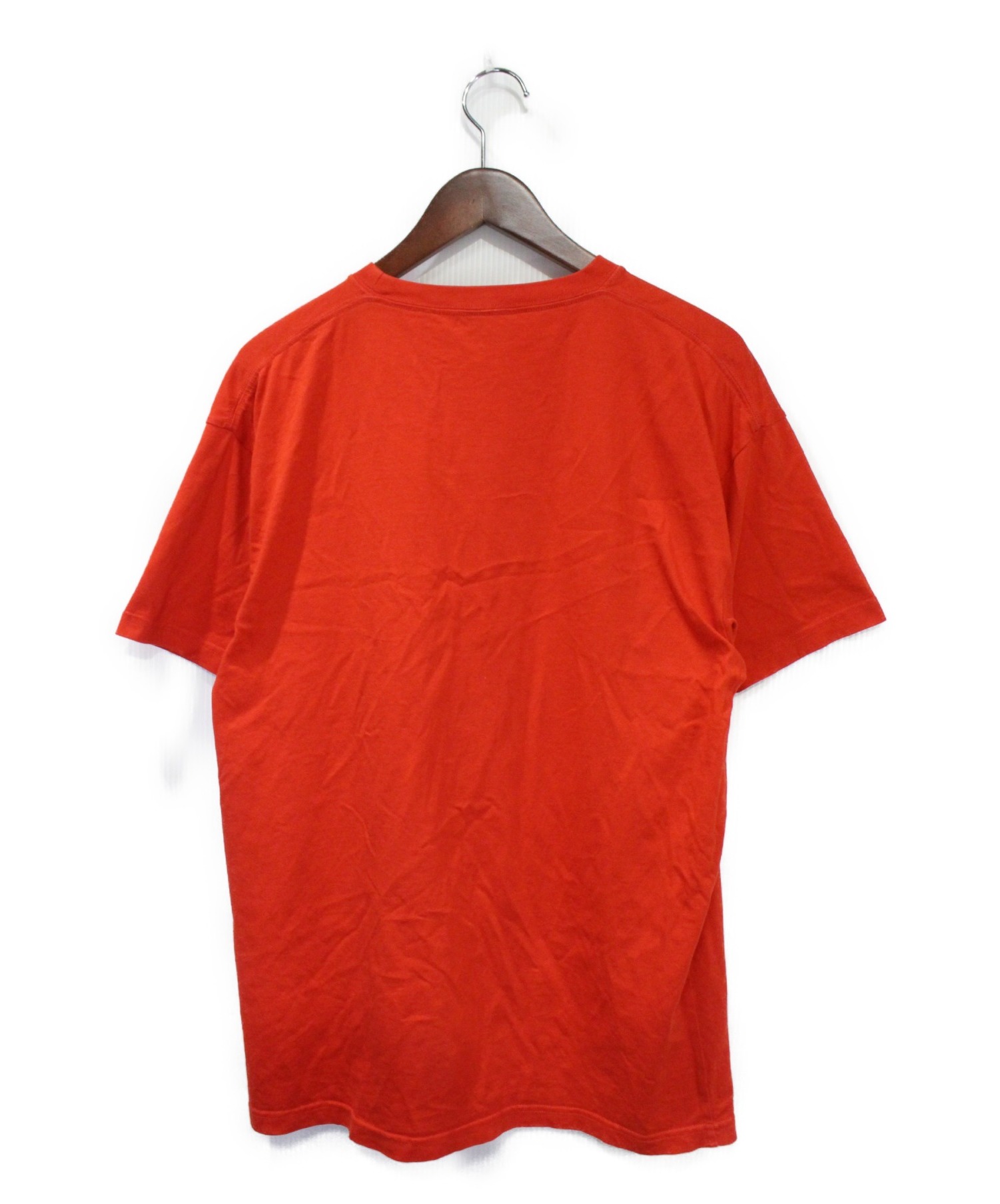 中古・古着通販】BALENCIAGA (バレンシアガ) Homme 刺繍Tシャツ レッド