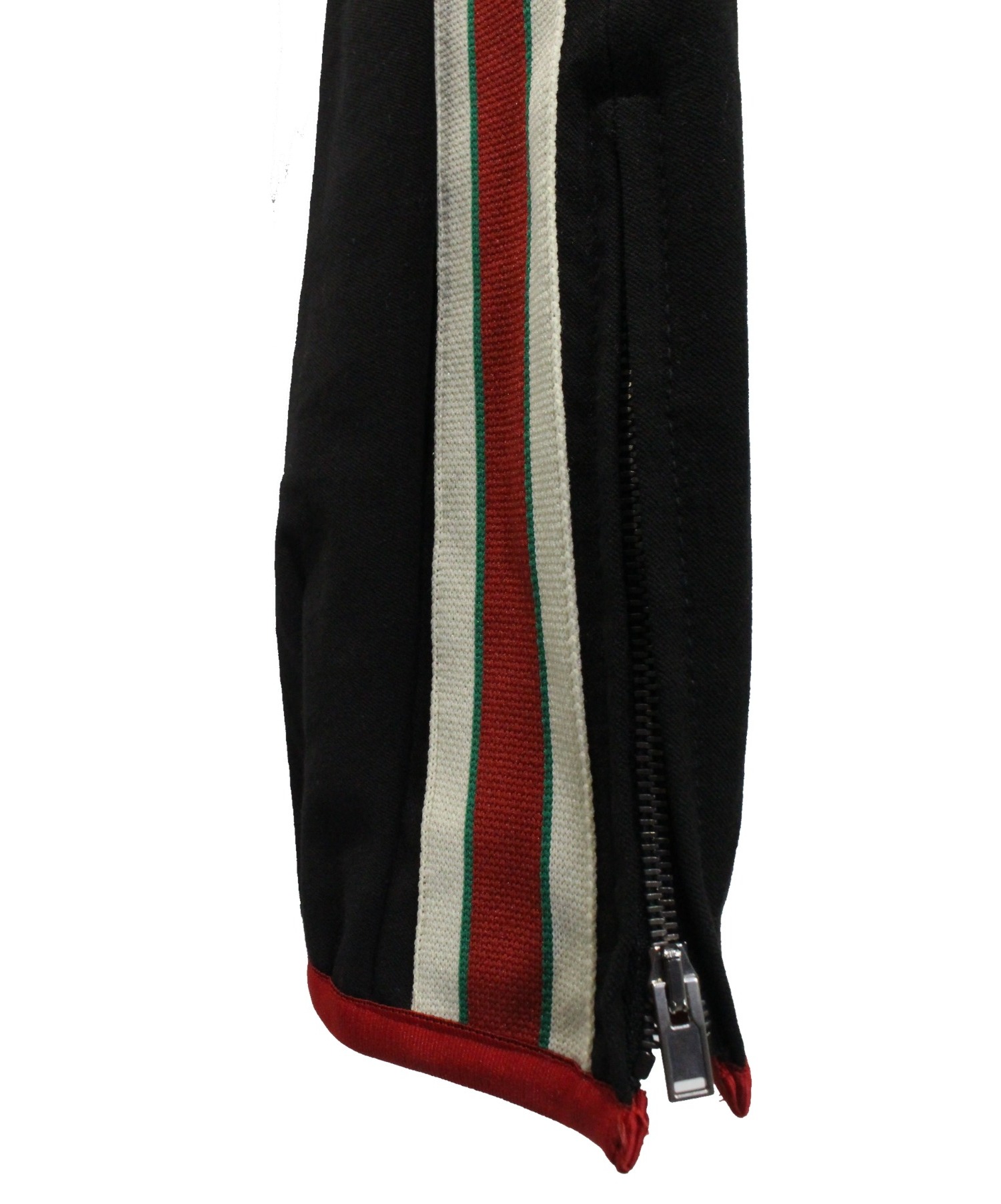 中古・古着通販】GUCCI (グッチ) サイドラインパンツ ブラック サイズ