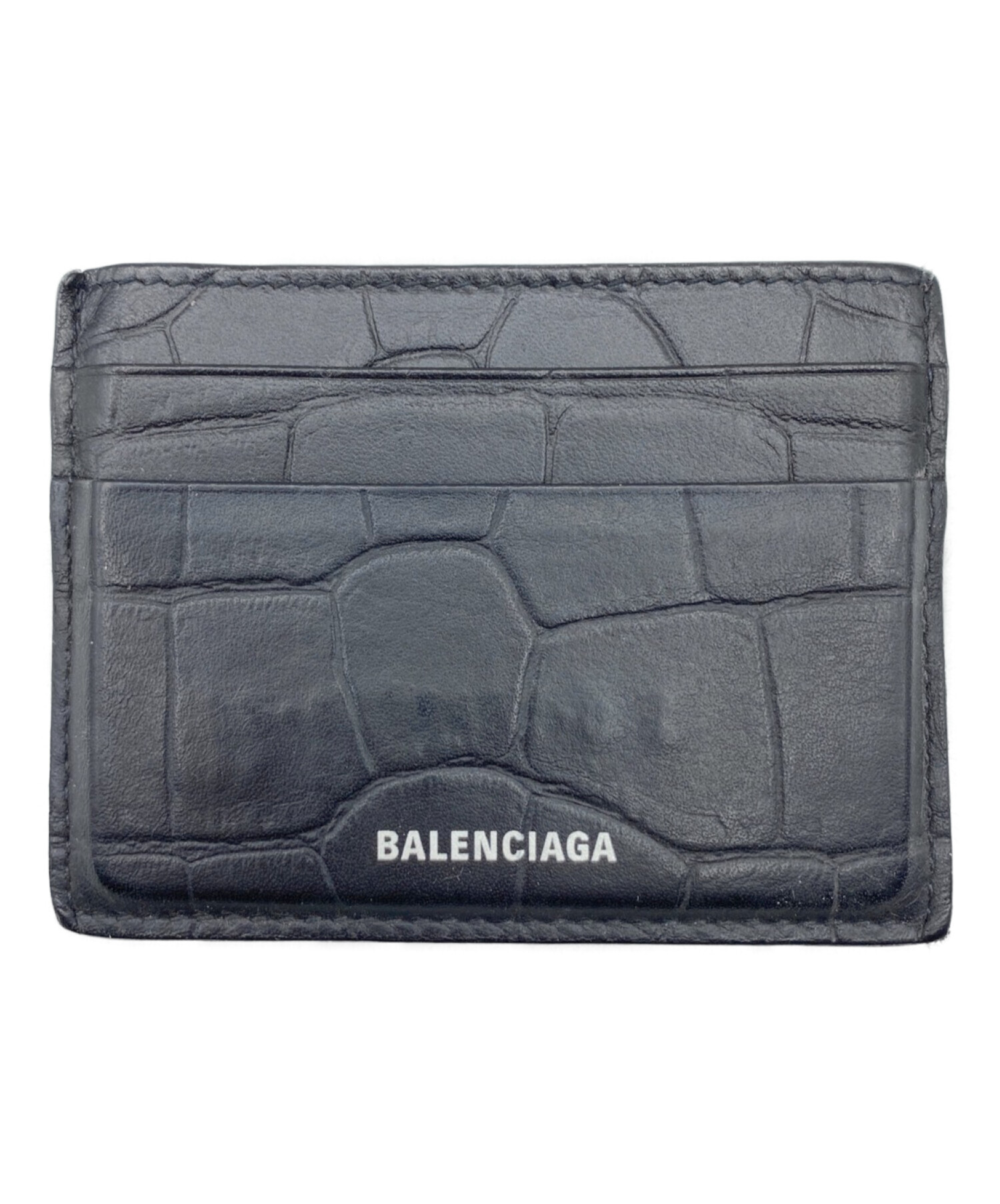 中古・古着通販】BALENCIAGA (バレンシアガ) カードケース ブラック