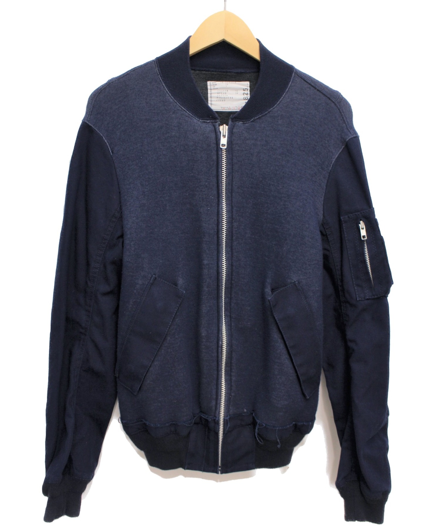 中古・古着通販】sacai (サカイ) 再構築MA-1ジャケット ネイビー