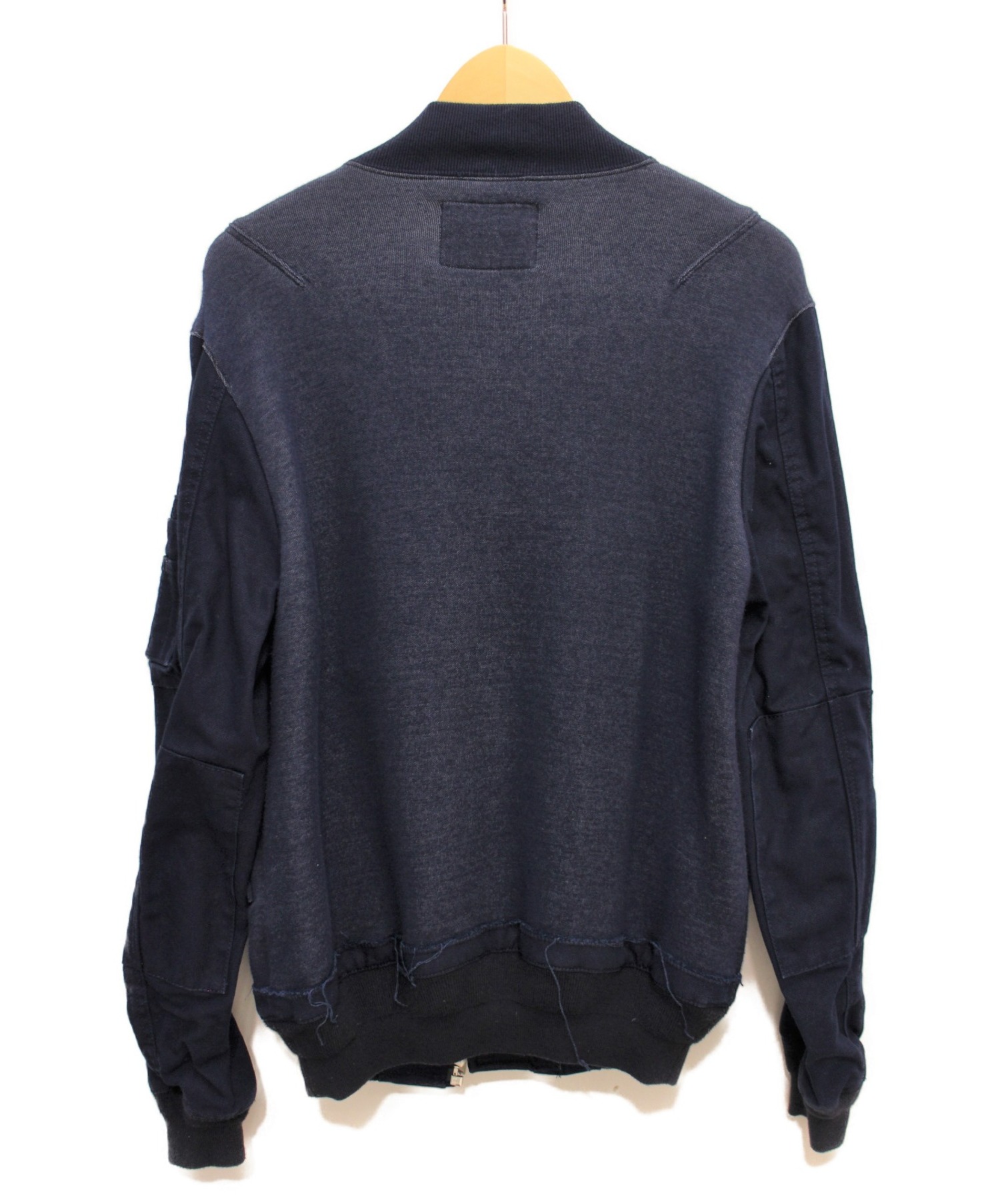 中古・古着通販】sacai (サカイ) 再構築MA-1ジャケット ネイビー