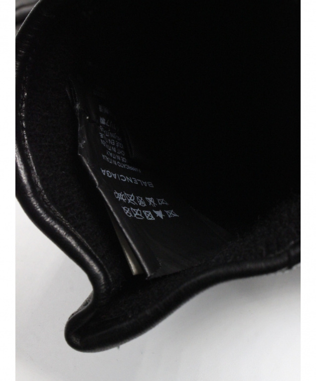 中古・古着通販】BALENCIAGA (バレンシアガ) レザーグローブ ダーク