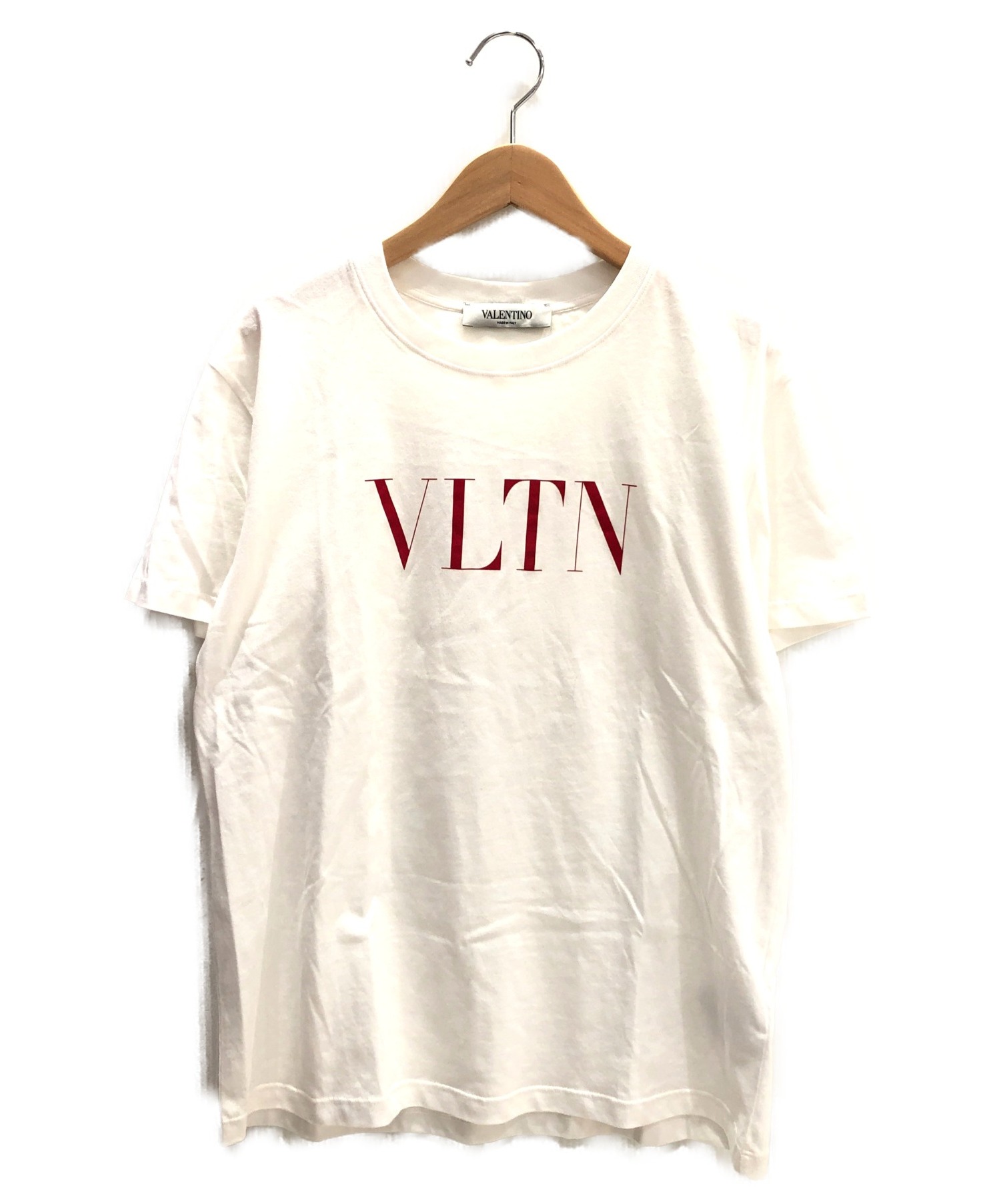 中古・古着通販】VALENTINO (ヴァレンティノ) VLTN Tシャツ ホワイト 