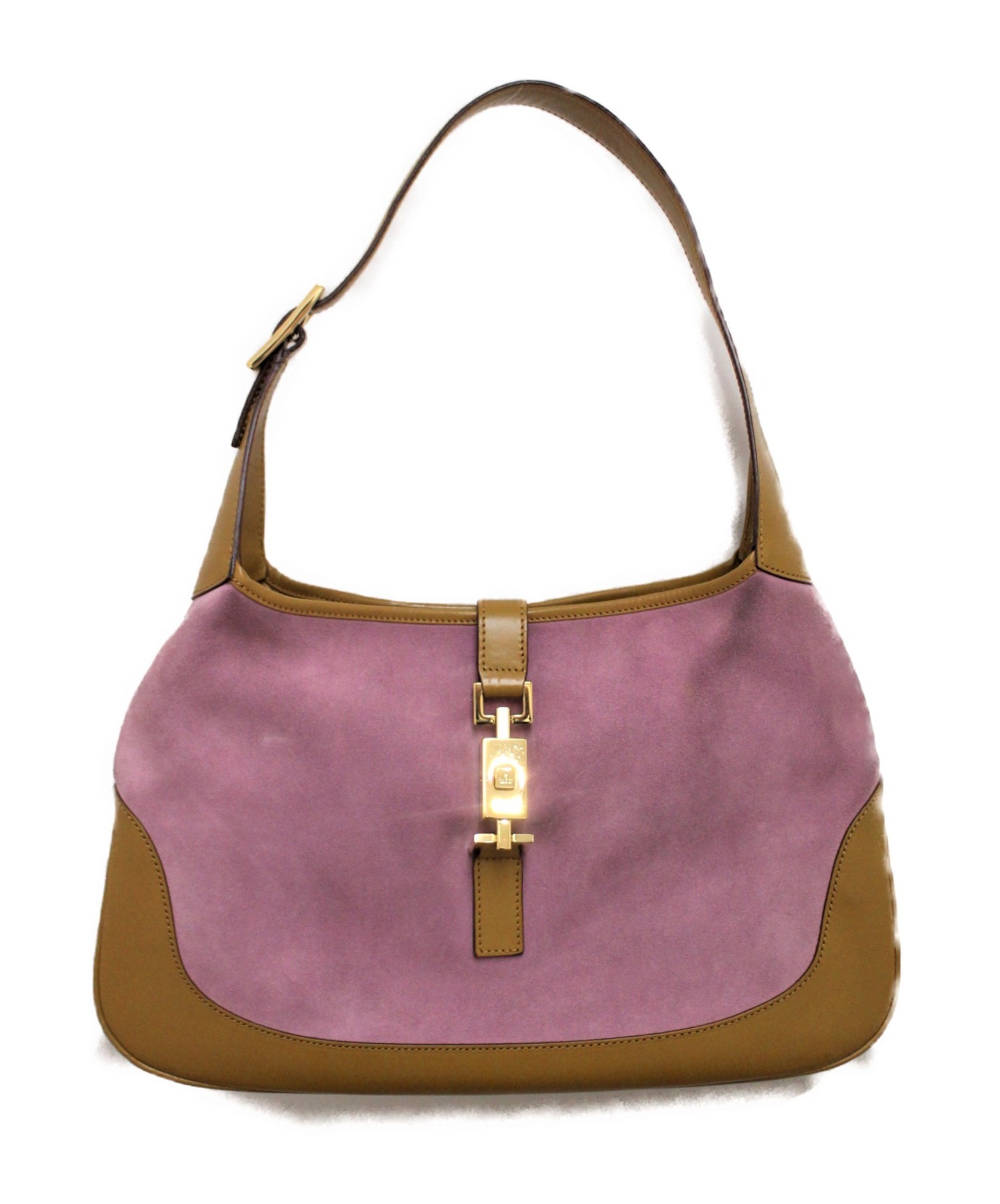 中古・古着通販】GUCCI (グッチ) ジャッキー ハンドバッグ ピンク