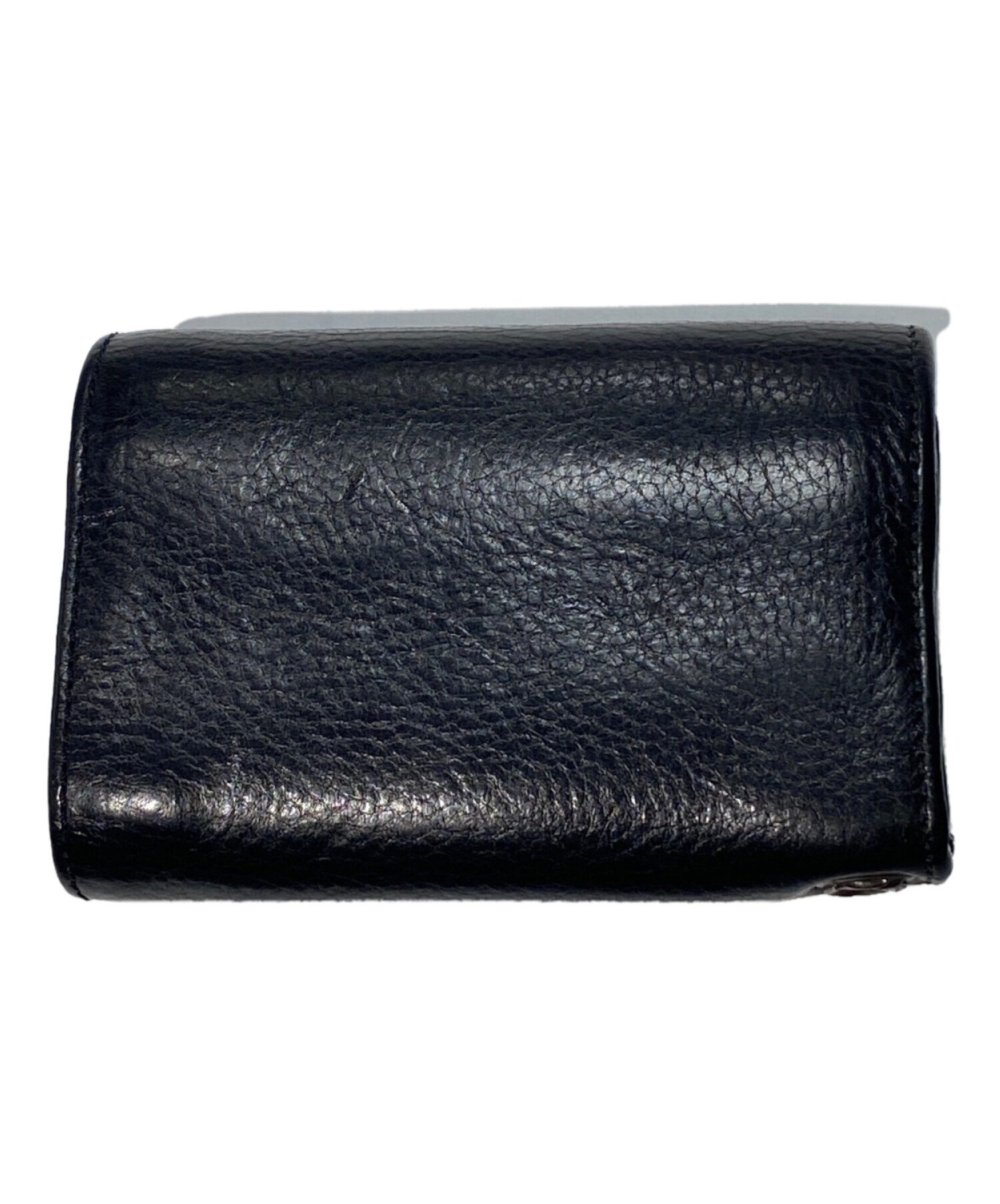 中古・古着通販】CHROME HEARTS (クロムハーツ) 3FOLD WALLET ブラック