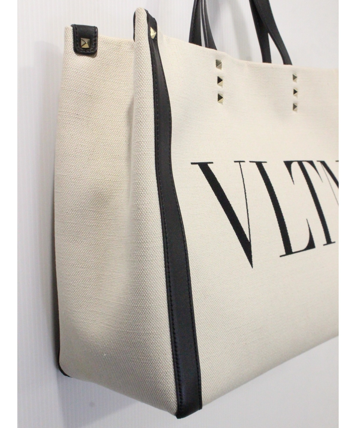 中古・古着通販】VALENTINO (ヴァレンティノ) VLTN キャンバストート