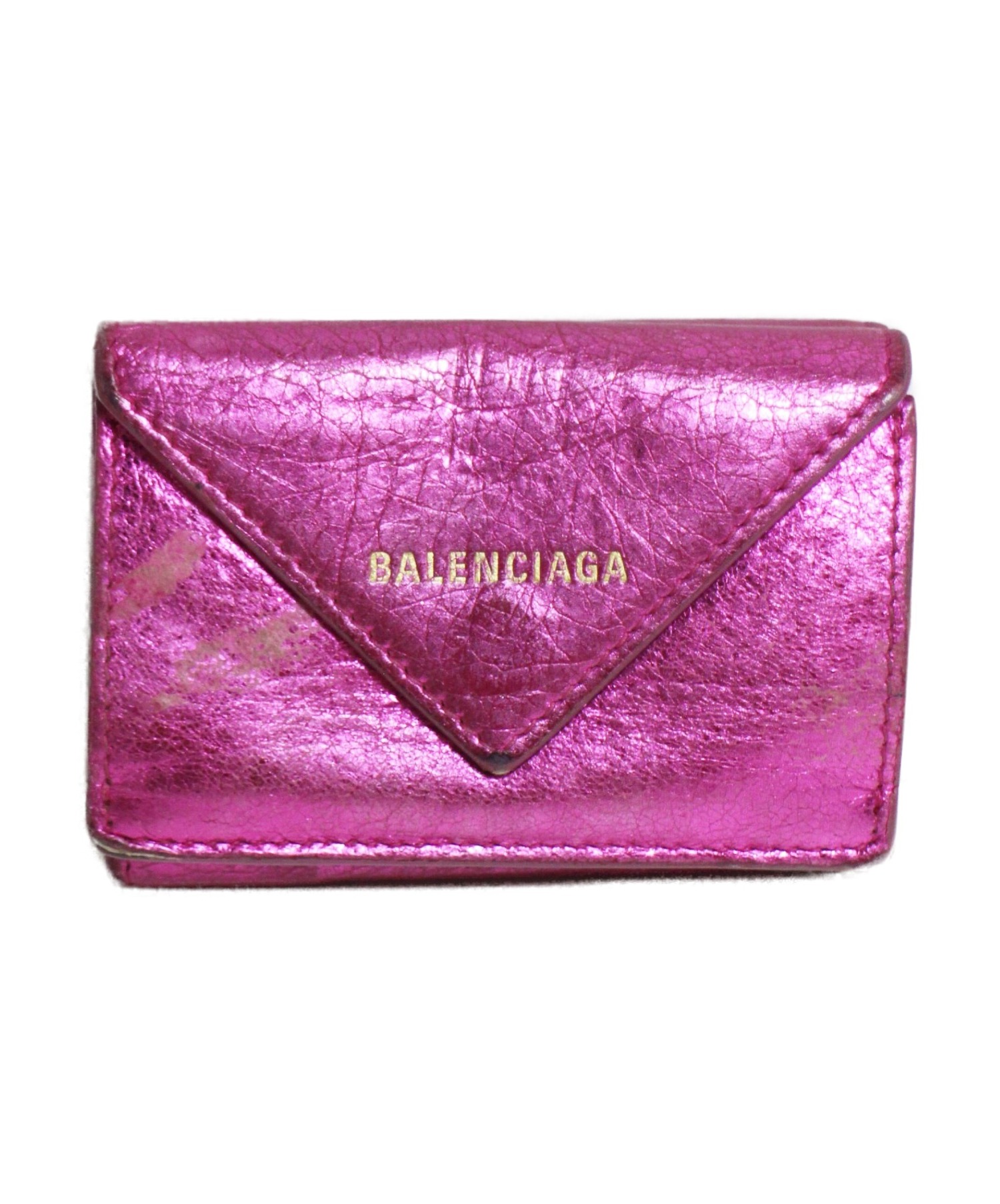 中古・古着通販】BALENCIAGA (バレンシアガ) ペーパーミニウォレット 