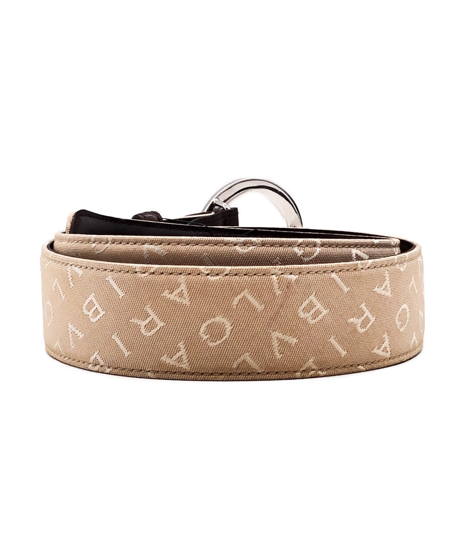 美品　ブルガリ　ベルト　ロゴマニア 中古・古着通販】BVLGARI (ブルガリ) ロゴマニアベルト サイズ:105/42