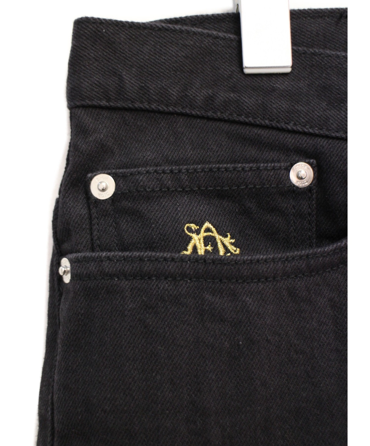 中古・古着通販】Dior (ディオール) スキニーデニムパンツ ブラック 