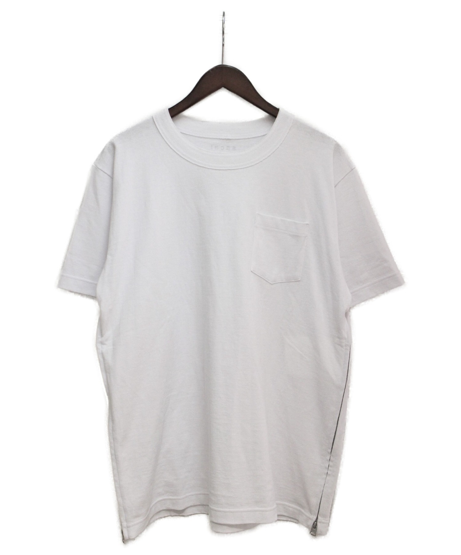 中古・古着通販】sacai (サカイ) 21SS サイドジップコットンTシャツ 