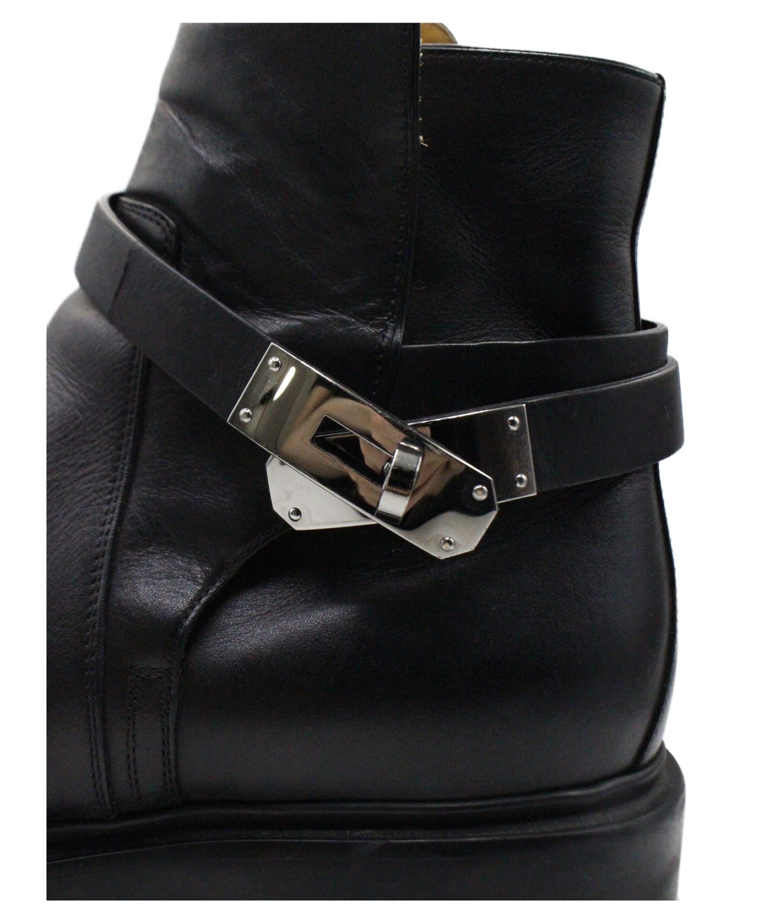 中古・古着通販】HERMES (エルメス) ヴェオ ジョッパーブーツ ブラック