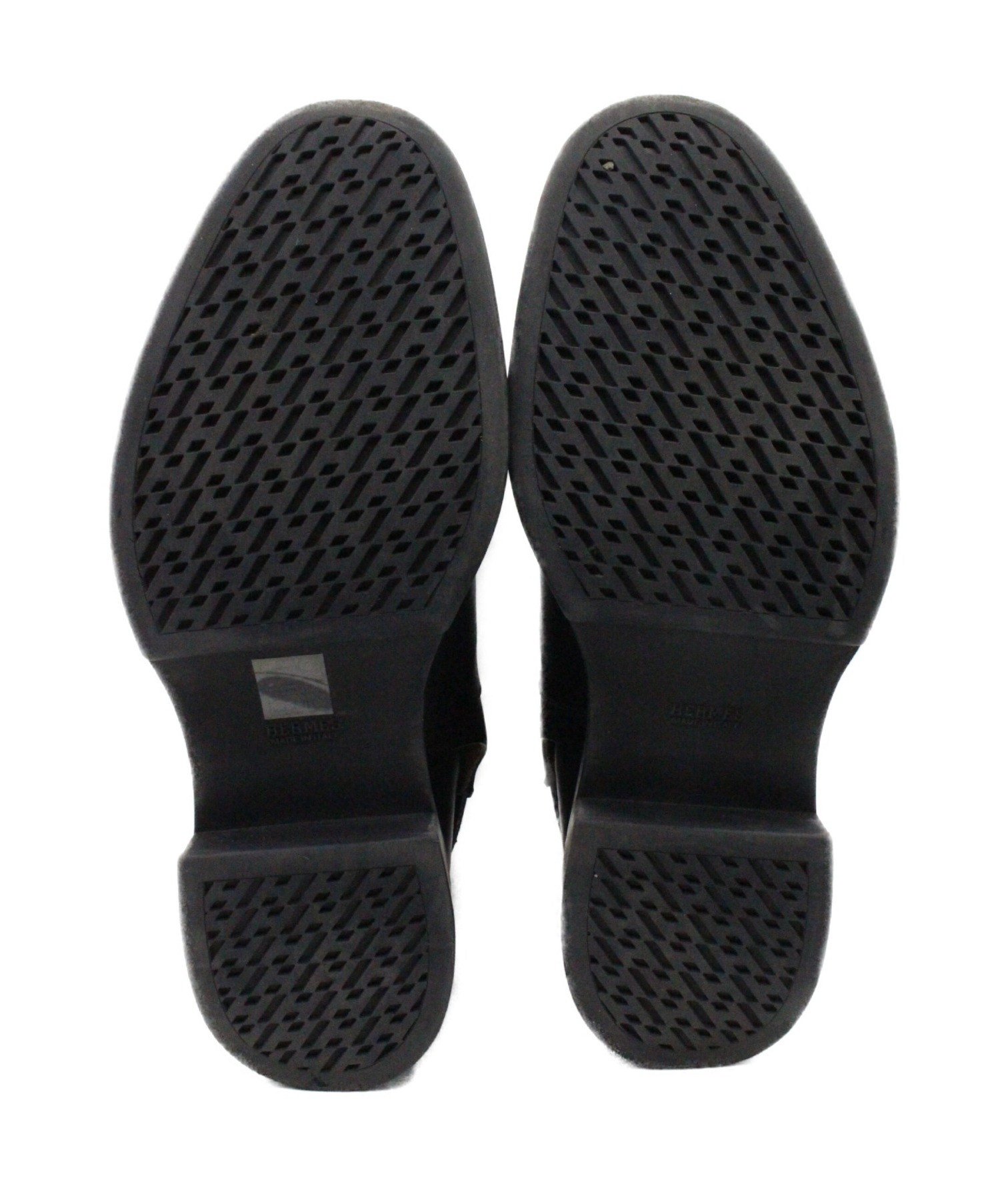 中古・古着通販】HERMES (エルメス) ヴェオ ジョッパーブーツ ブラック