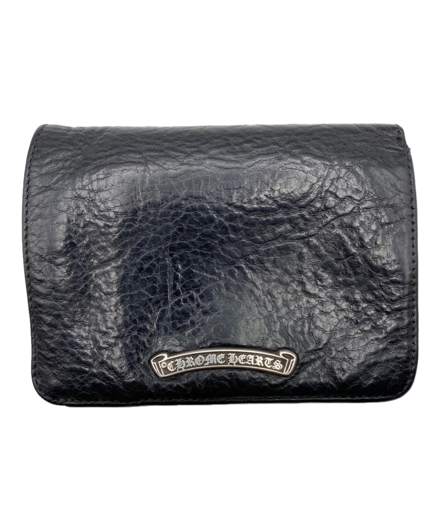 中古・古着通販】CHROME HEARTS (クロムハーツ) JOEY WALLET ブラック 