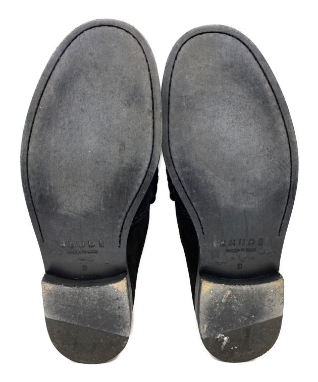 中古・古着通販】RHUDE (ルード) ブラック ペニー ローファー