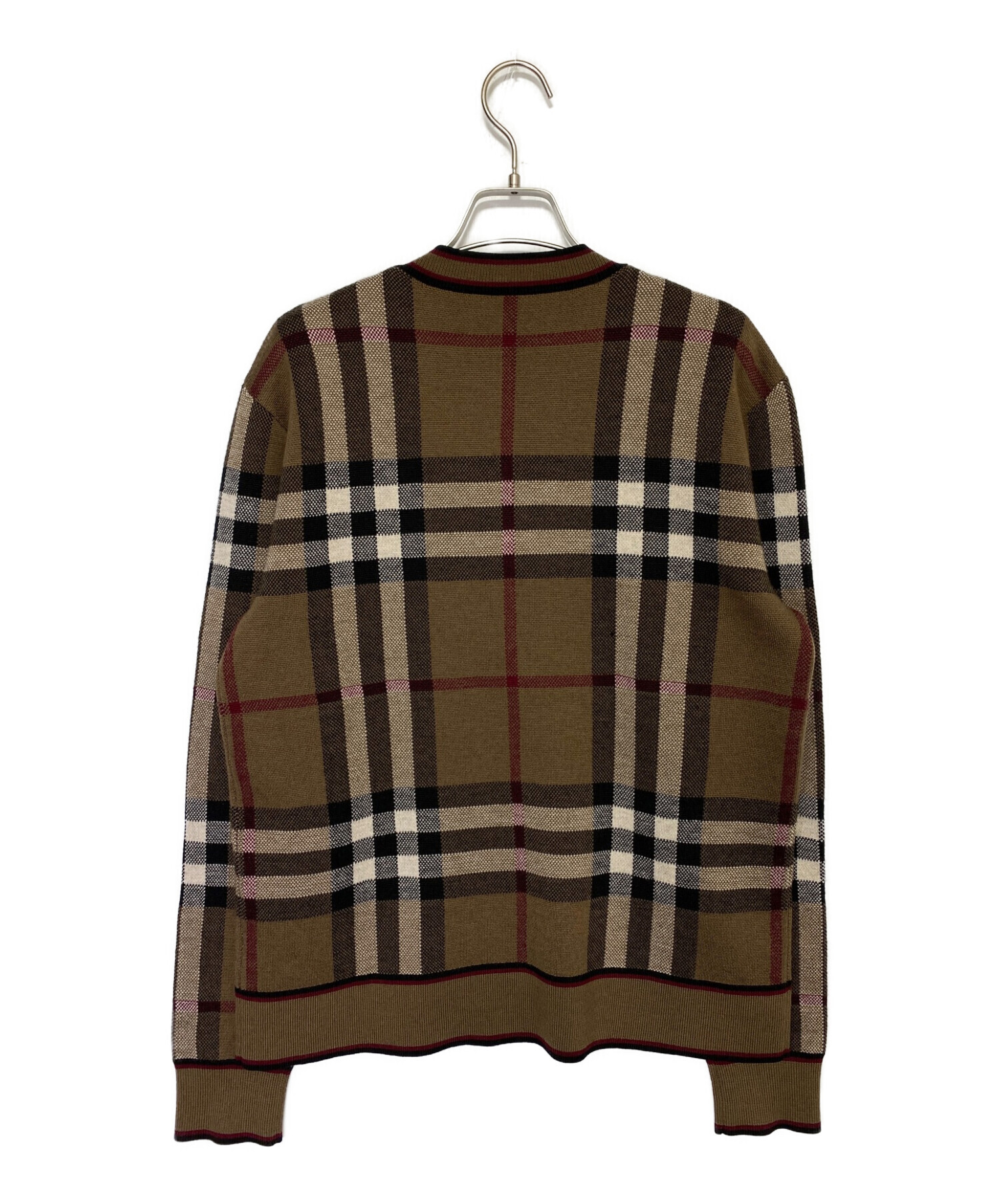 中古・古着通販】BURBERRY (バーバリー) ウールチェックニット