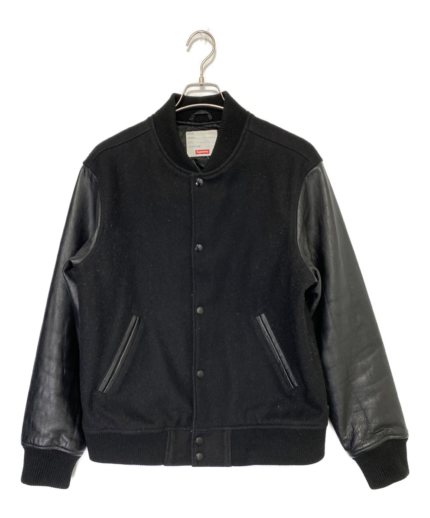 Supreme Motion Logo Varsity Jacket Black