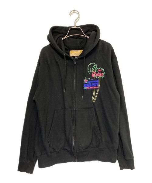 中古・古着通販】SKOLOCT (スコロクト) ジップパーカー ブラック