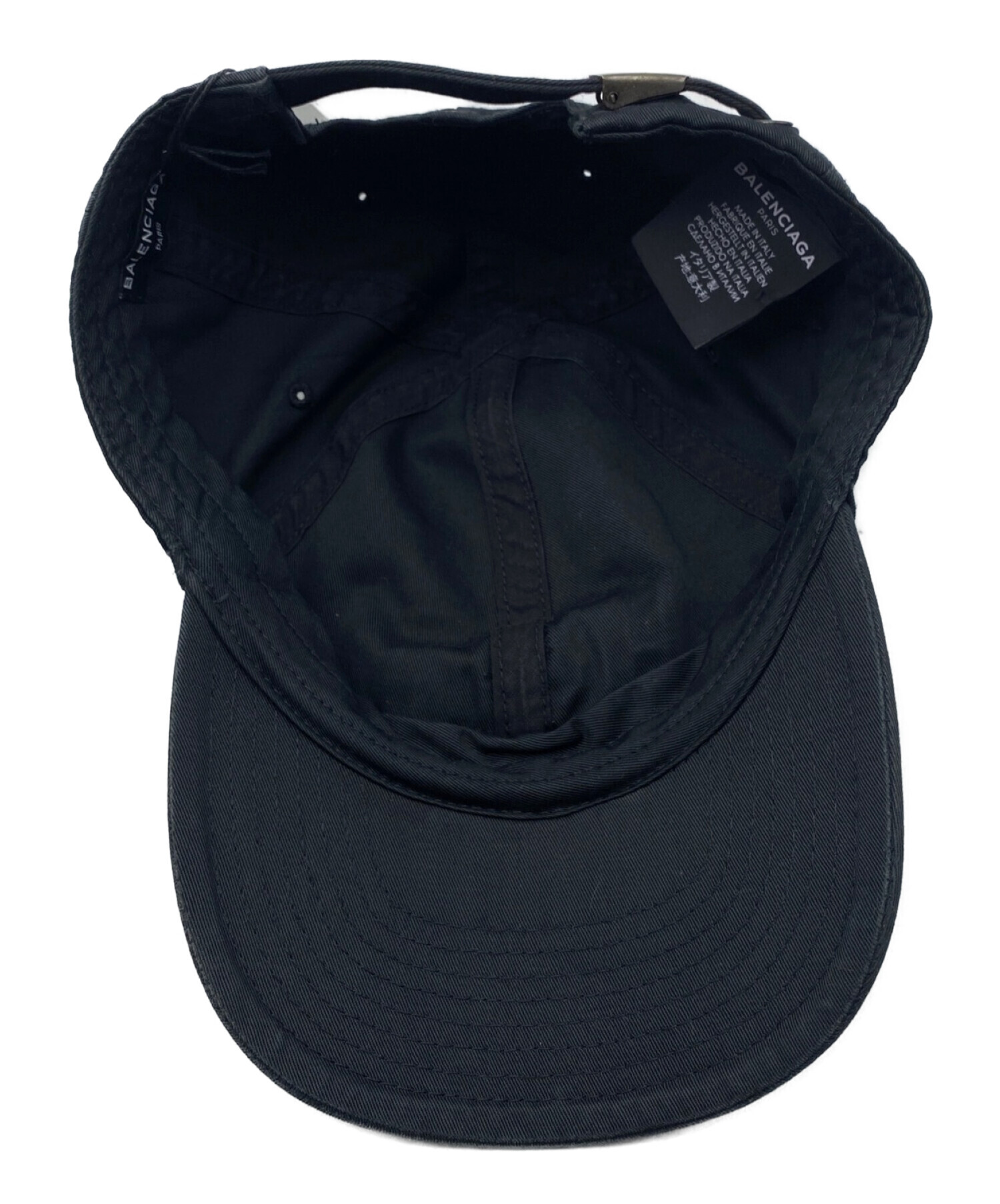 中古・古着通販】BALENCIAGA (バレンシアガ) HOMME キャップ ブラック