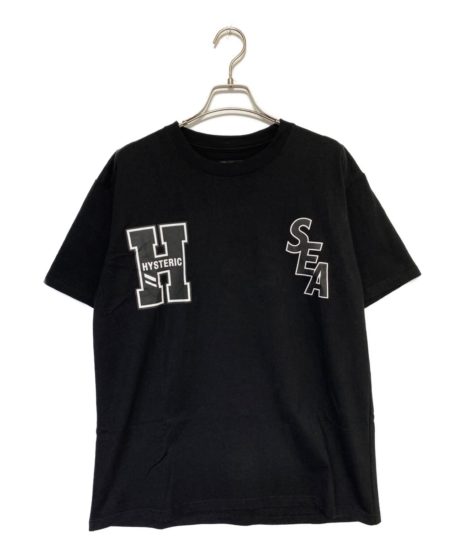 HYSTERIC GLAMOUR ウィンダンシーSEAヒスTシャツ ブラック黒